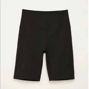 Girlfriend collective black high-rise bike short